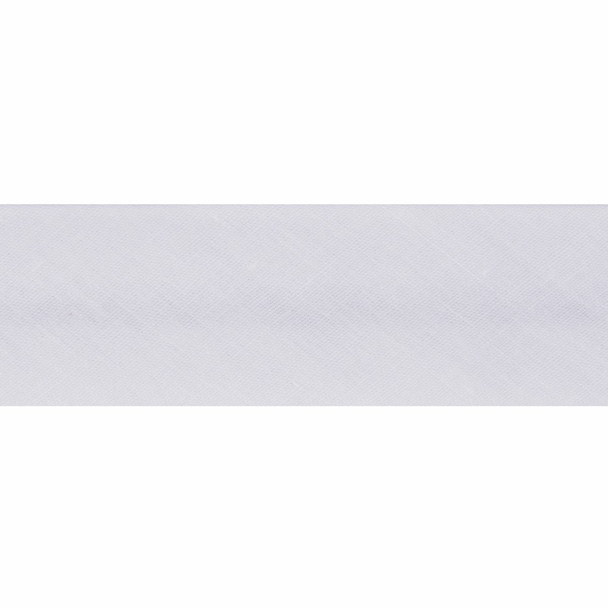 Polycotton Bias Binding 2.5m x 50mm - White