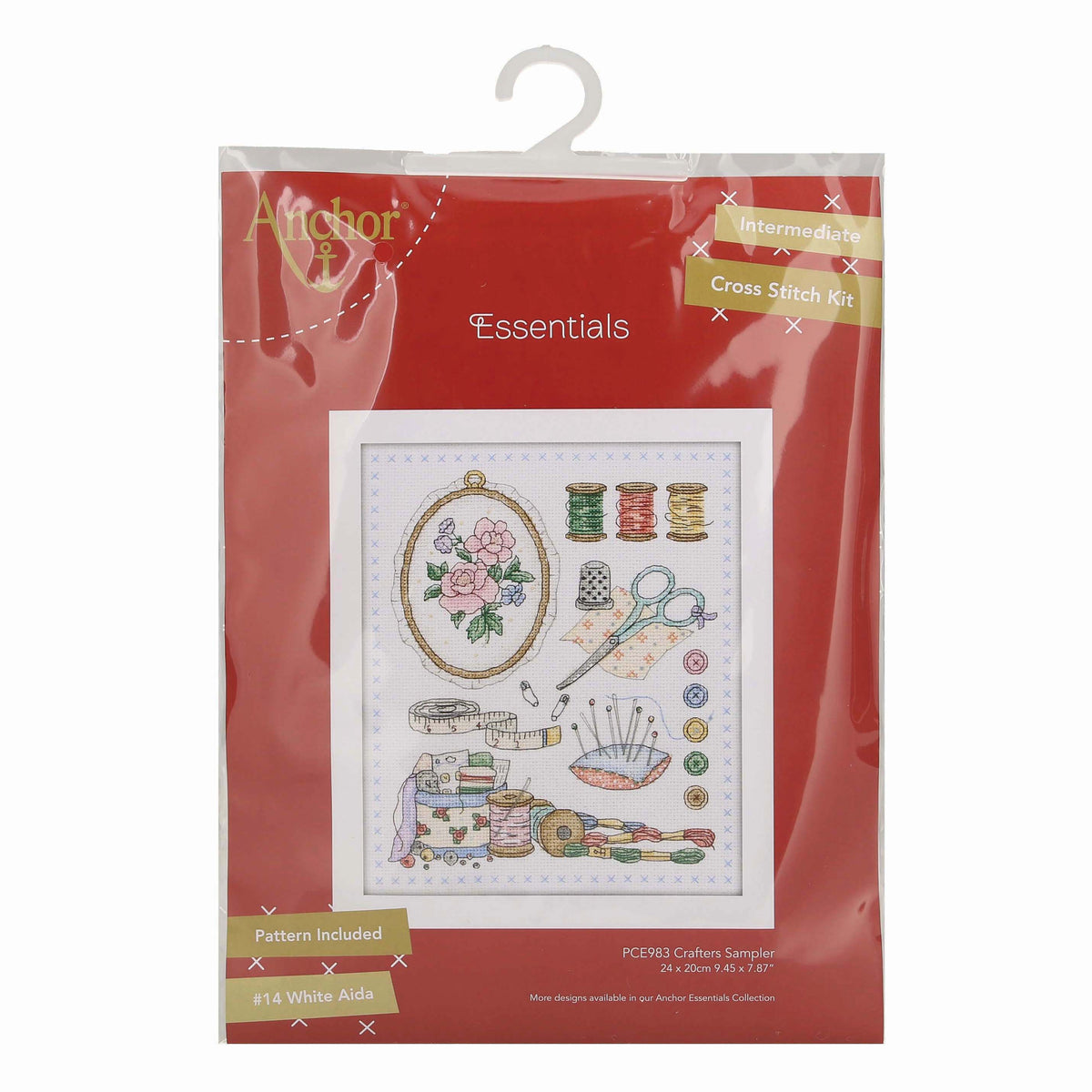 Anchor Crafters Collection sampler cross stitch kit
