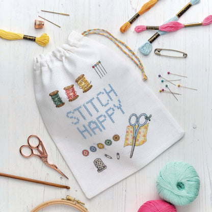 Anchor Crafters Collection project bag cross stitch kit