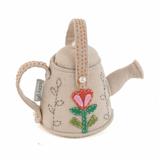 Hedgerow Watering Can Bird Pincushion