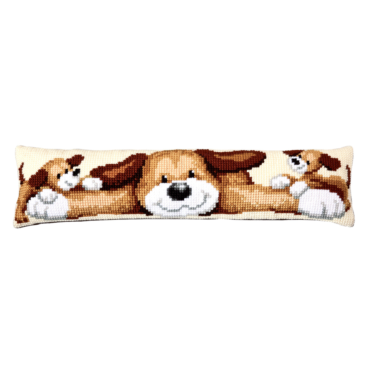 Vervaco playful dog cross stitch draught excluder