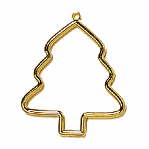 Vervaco Gold Tree Shaped Frame - 9 x 8cm