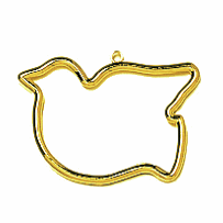 Vervaco Gold Bird Shaped Frame - 6 x 9cm