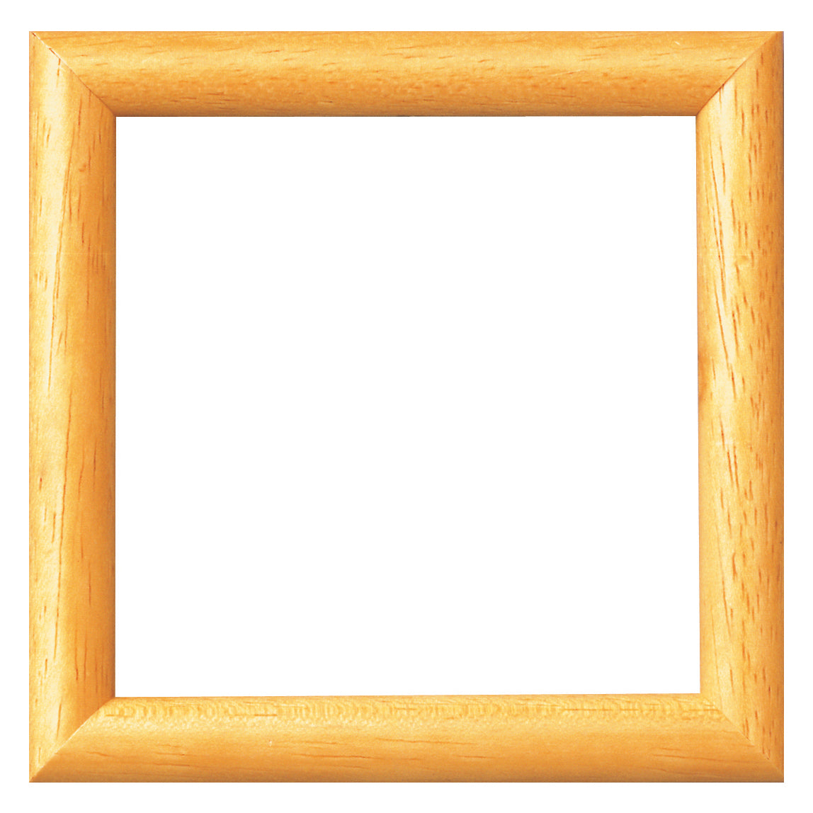 Natural square wooden needlecraft display frame