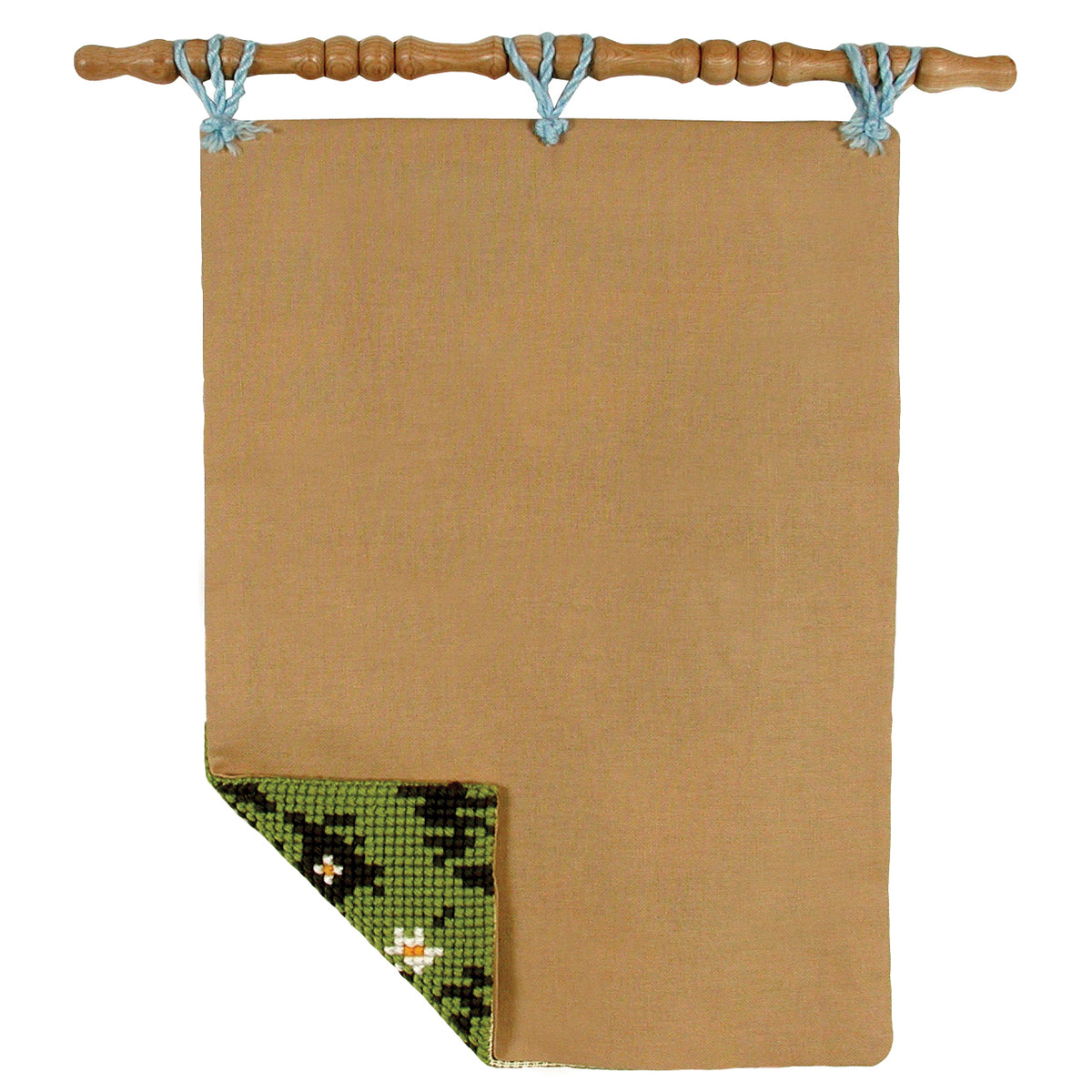 Natural fabric wall hanging backing panel