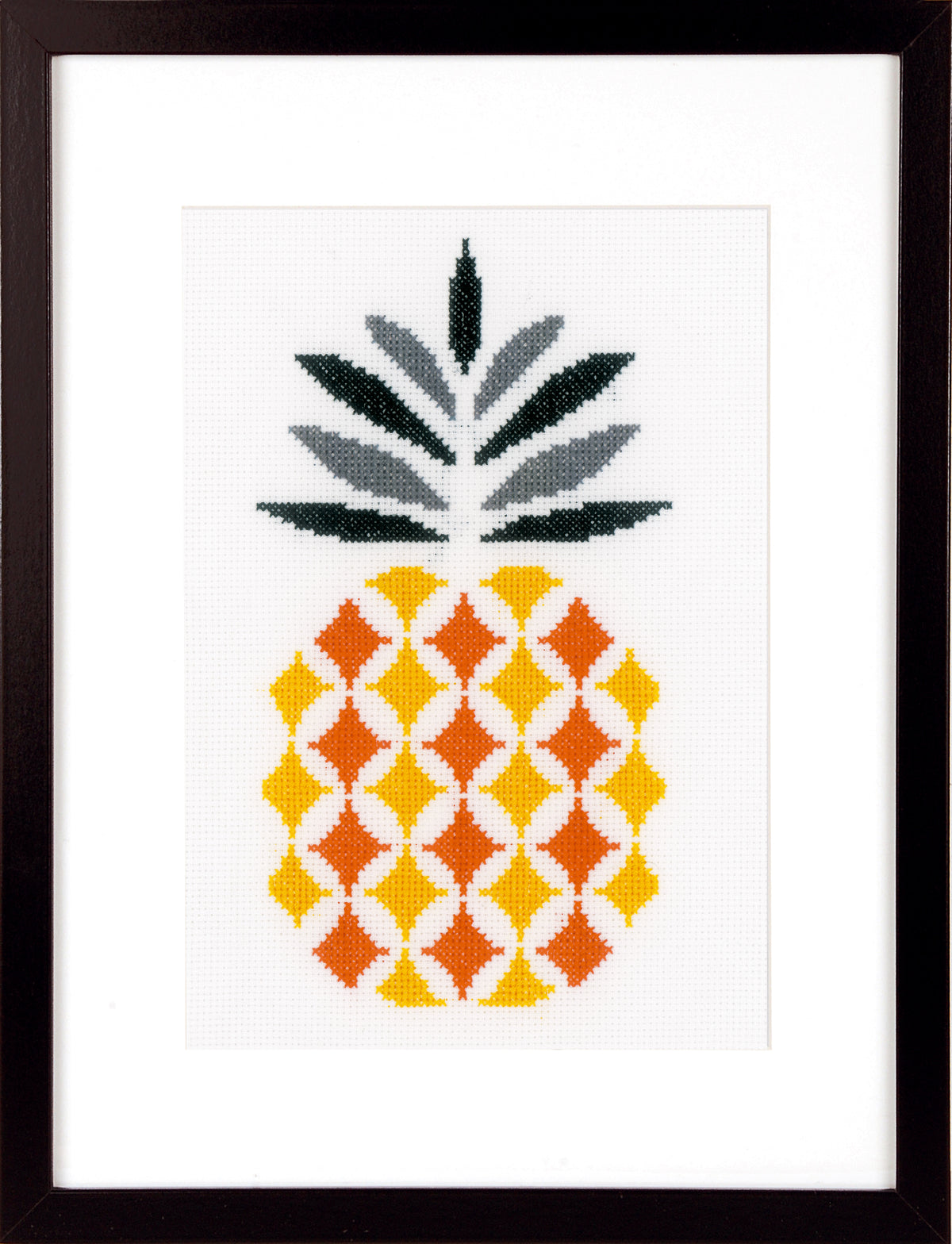 Pineapple counted cross stitch kit by Vervaco