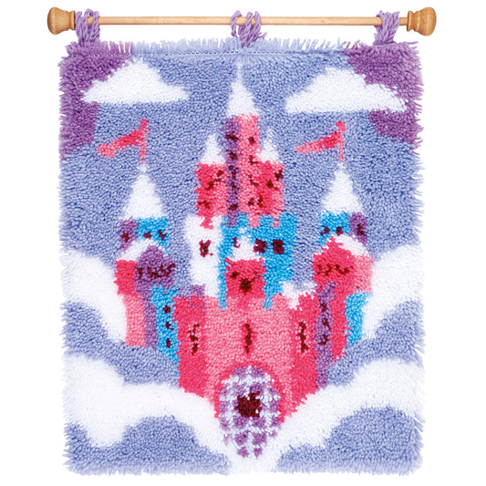 Vervaco fairy tale castle latch hook rug kit