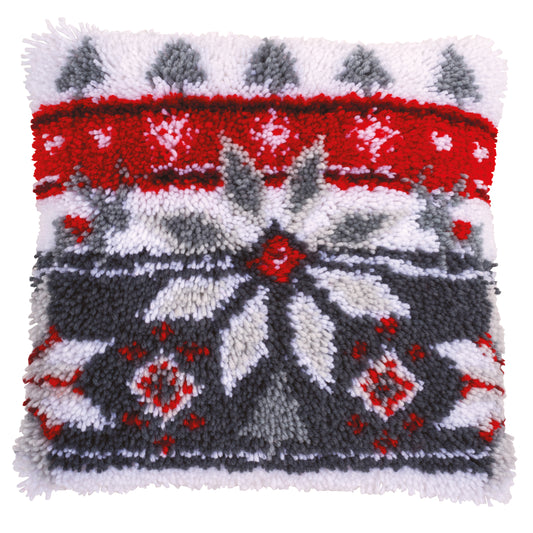 Vervaco Scandinavian star latch hook cushion kit
