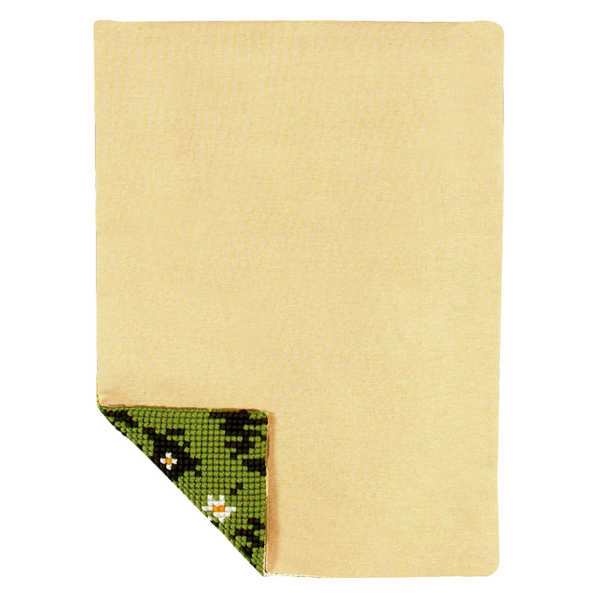 Plain ecru cotton wall hanging backing