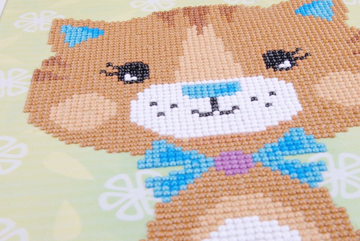 Diamond painting of a little cat