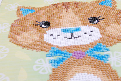 Diamond painting of a little cat