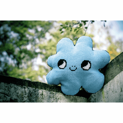 Vervaco Cross Stitch Cushion Kit - Eva Mouton: Cloud