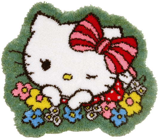 Hello Kitty Cuteness shaped latch hook rug