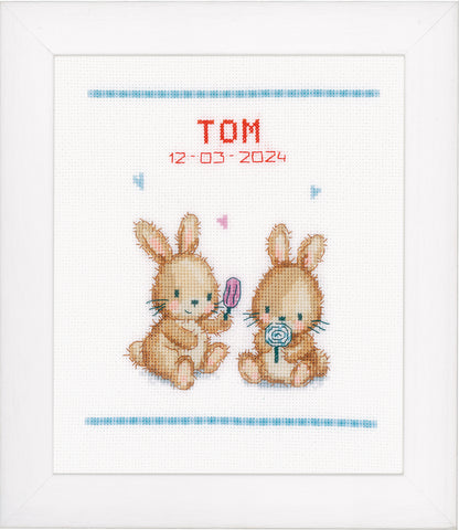 Ice cream party counted cross stitch design