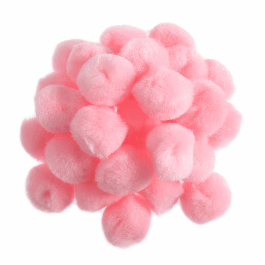 Trimits Light Pink Pom Poms - 25mm (Pack of 100)