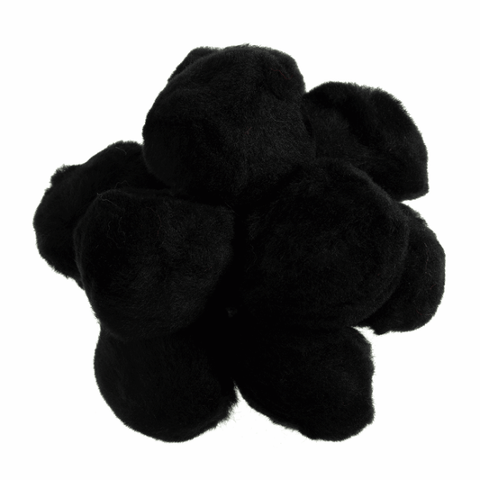 Trimits Black Pom Poms - 50mm (Pack of 25)