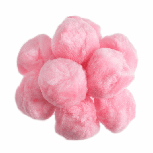 Trimits Pink Pom Poms - 50mm (Pack of 25)