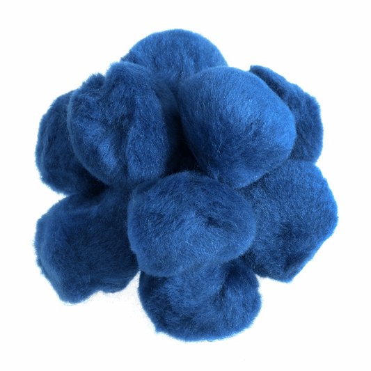 Trimits Royal Blue Pom Poms - 50mm (Pack of 25)