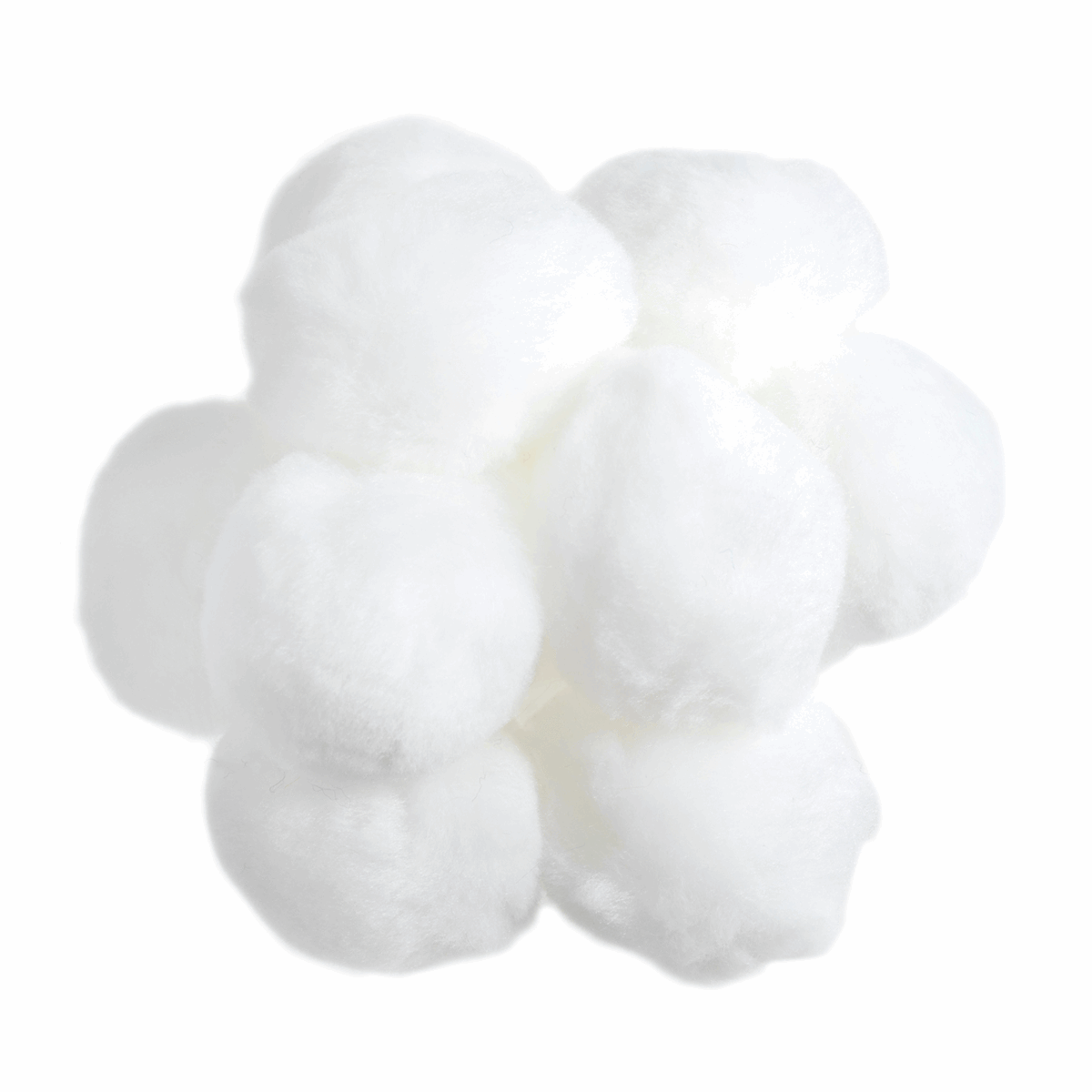 Trimits White Pom Poms - 50mm (Pack of 25)