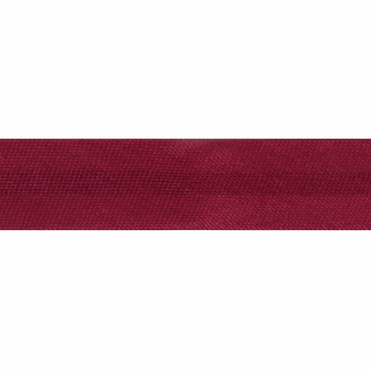 Satin Bias Binding 2m x 15mm - Burgundy