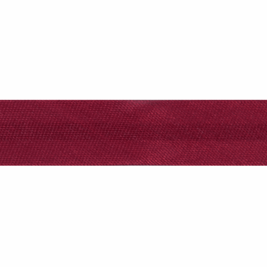 Satin Bias Binding 2m x 15mm - Burgundy