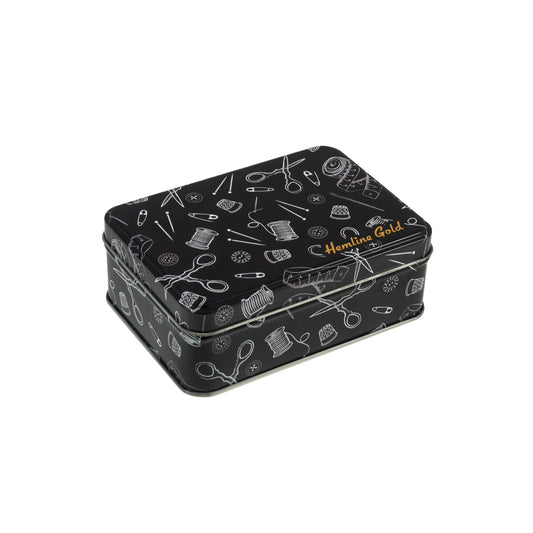 Sewing Accessories Tin, Small, 12 x 8.5 x 3cm