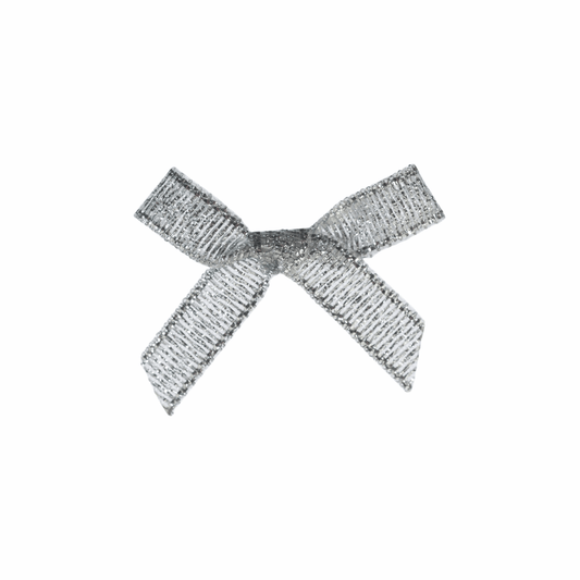 Silver Craft Bow - 7mm (Pack of 100)