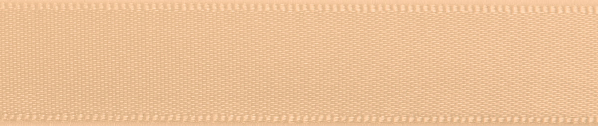 Reel of ivory satin ribbon