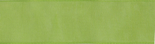 Lime Organdie Ribbon - 6m x 12mm