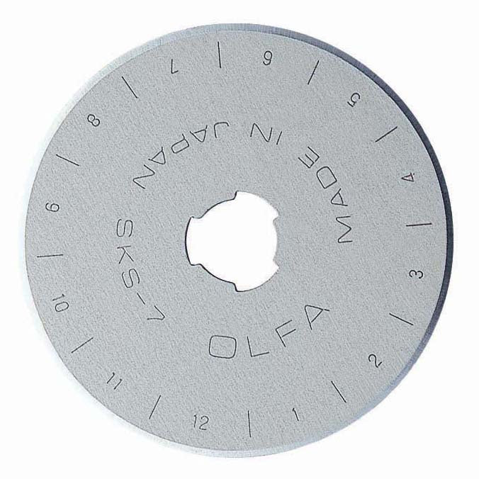 Pack of Olfa 45mm replacement rotary blades