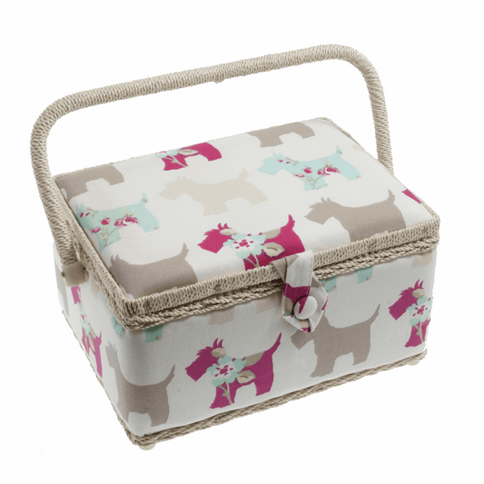 Scottie Dog Sewing Box - Medium