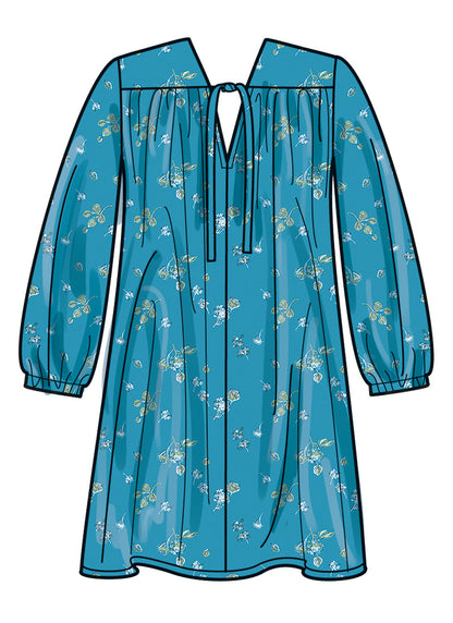 Simplicity S3001 sewing pattern envelope showing dresses