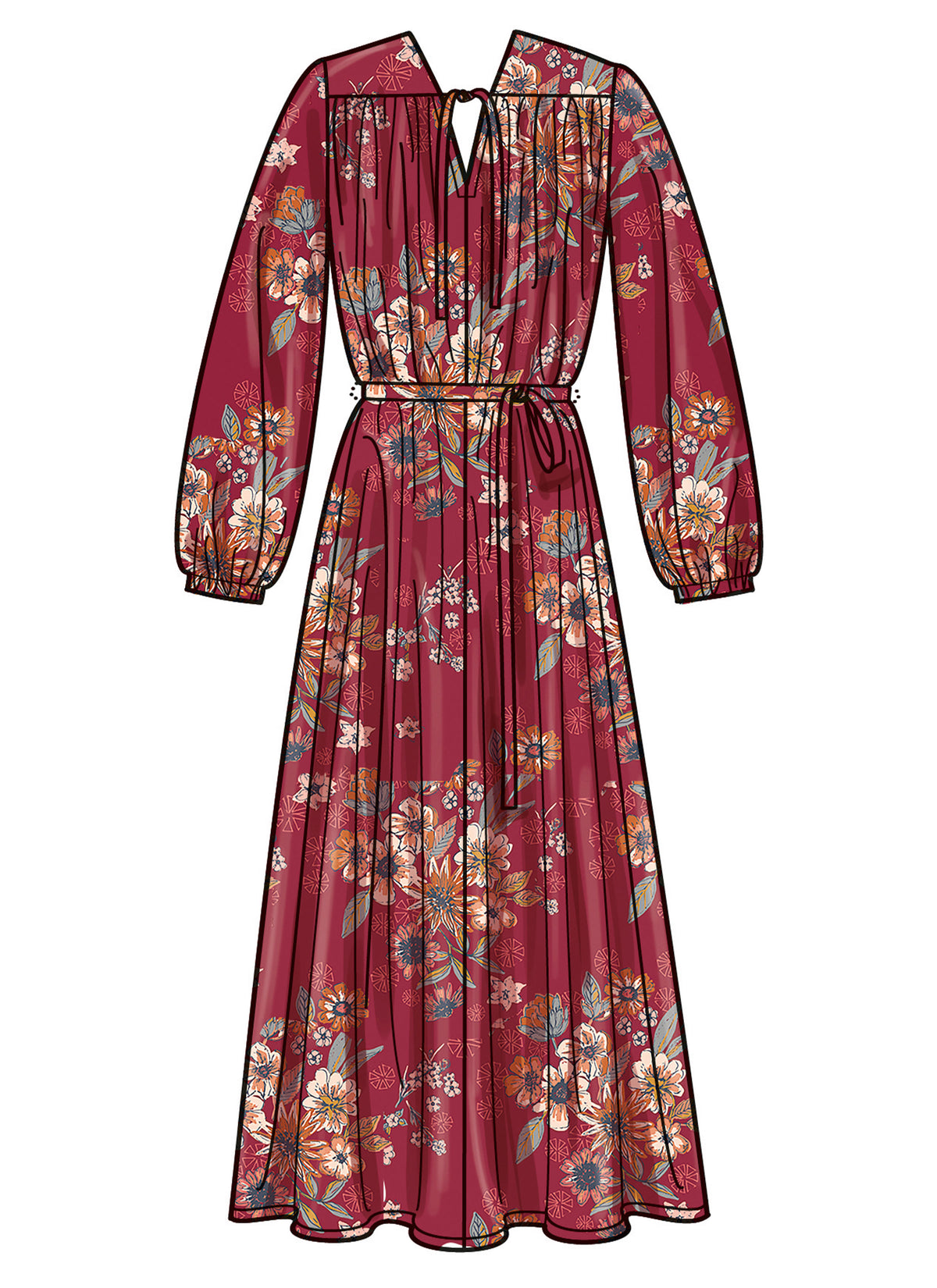 Simplicity S3001 sewing pattern envelope showing dresses