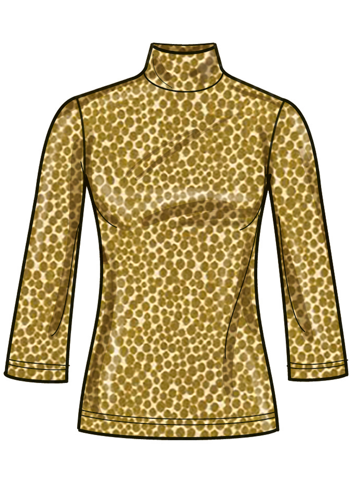 Simplicity S3003 sewing pattern envelope showing tops