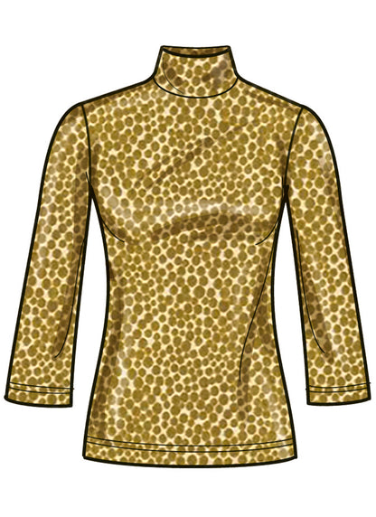 Simplicity S3003 sewing pattern envelope showing tops