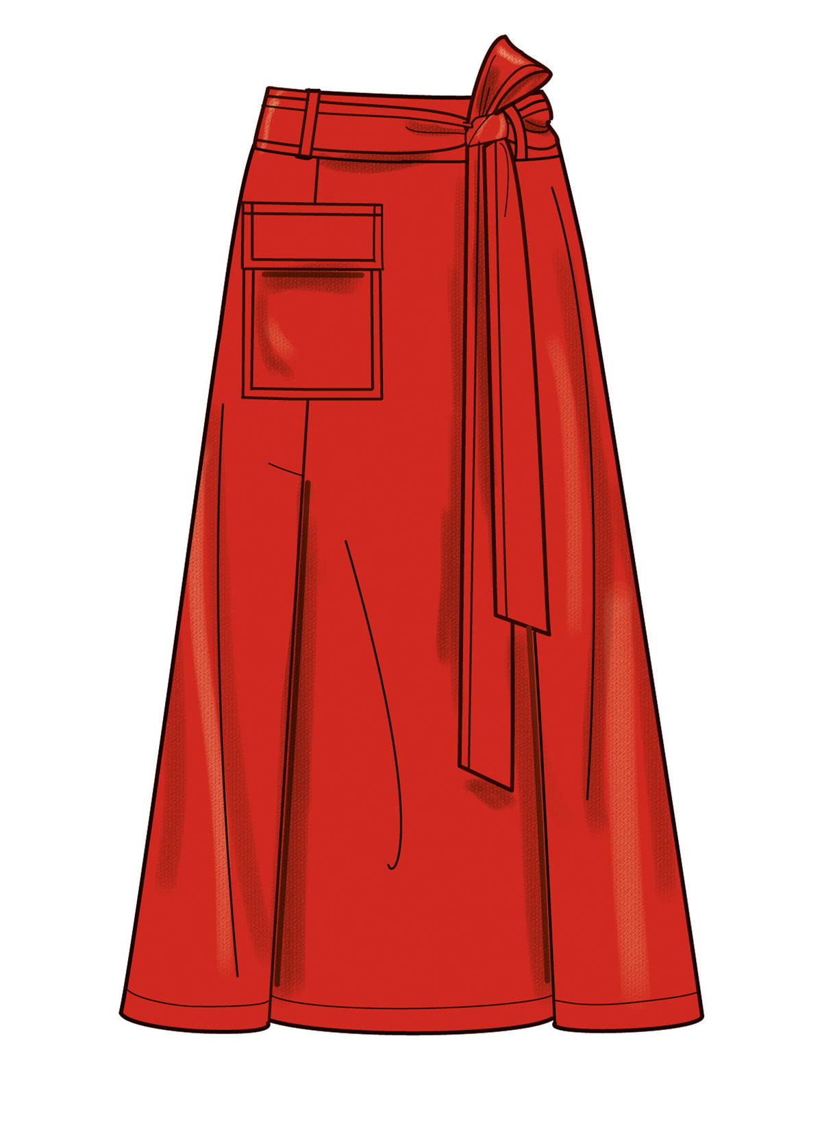 Simplicity S3005 sewing pattern envelope showing skirts and trousers