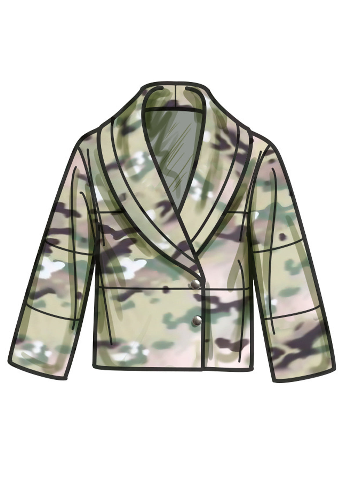 Simplicity S3007 sewing pattern envelope showing jackets and coats