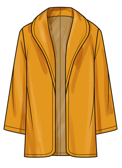 Simplicity S3008 sewing pattern envelope showing jackets and coats