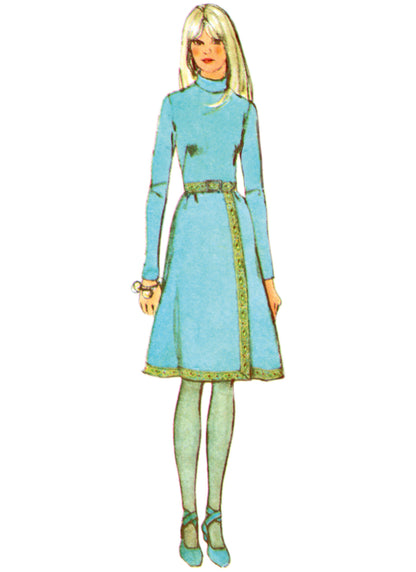 Simplicity S3017 sewing pattern envelope showing dresses