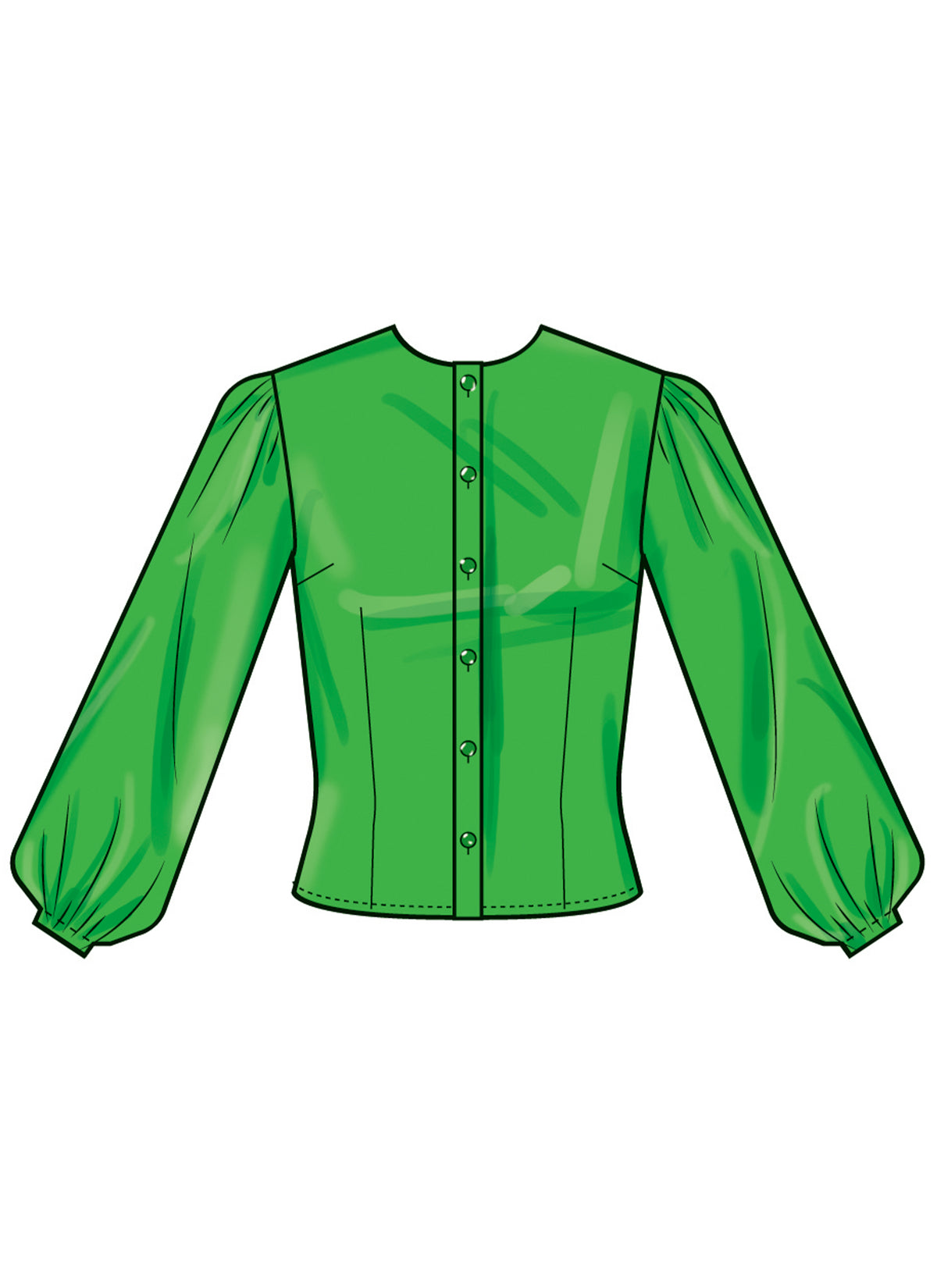 Simplicity S3032 sewing pattern envelope showing top & waistcoat designs
