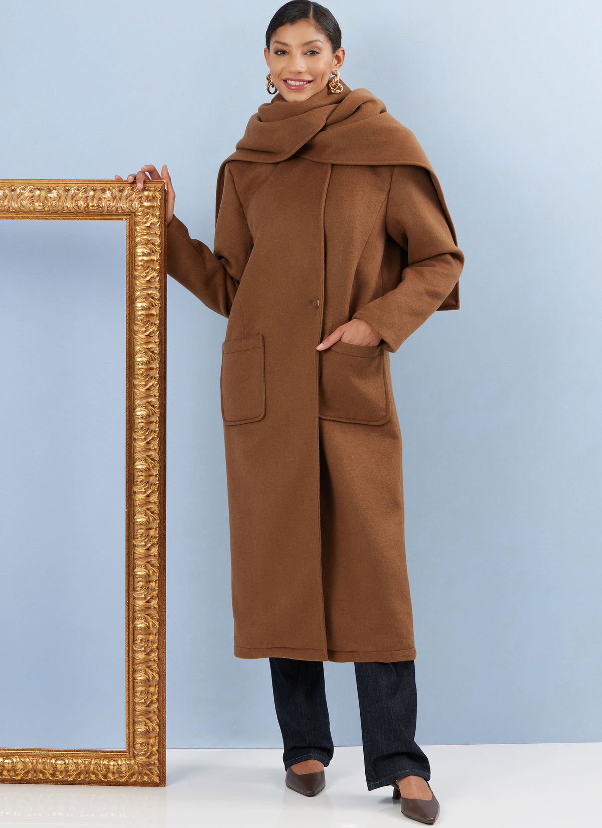 Simplicity S3034 sewing pattern envelope showing jacket designs