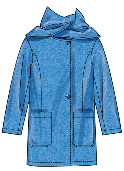 Simplicity S3034 sewing pattern envelope showing jacket designs