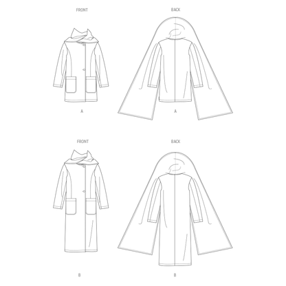 Simplicity S3034 sewing pattern envelope showing jacket designs