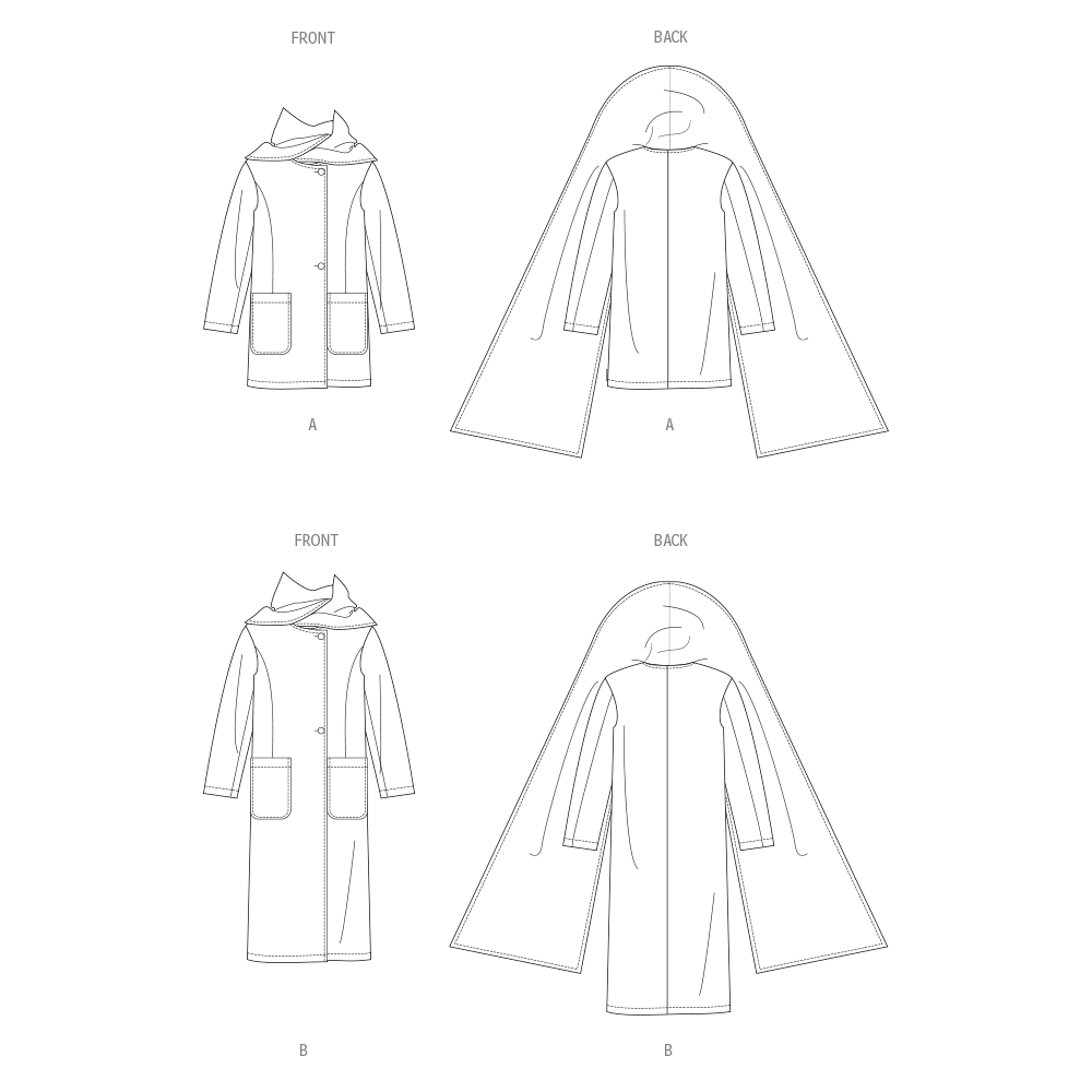 Simplicity S3034 sewing pattern envelope showing jacket designs