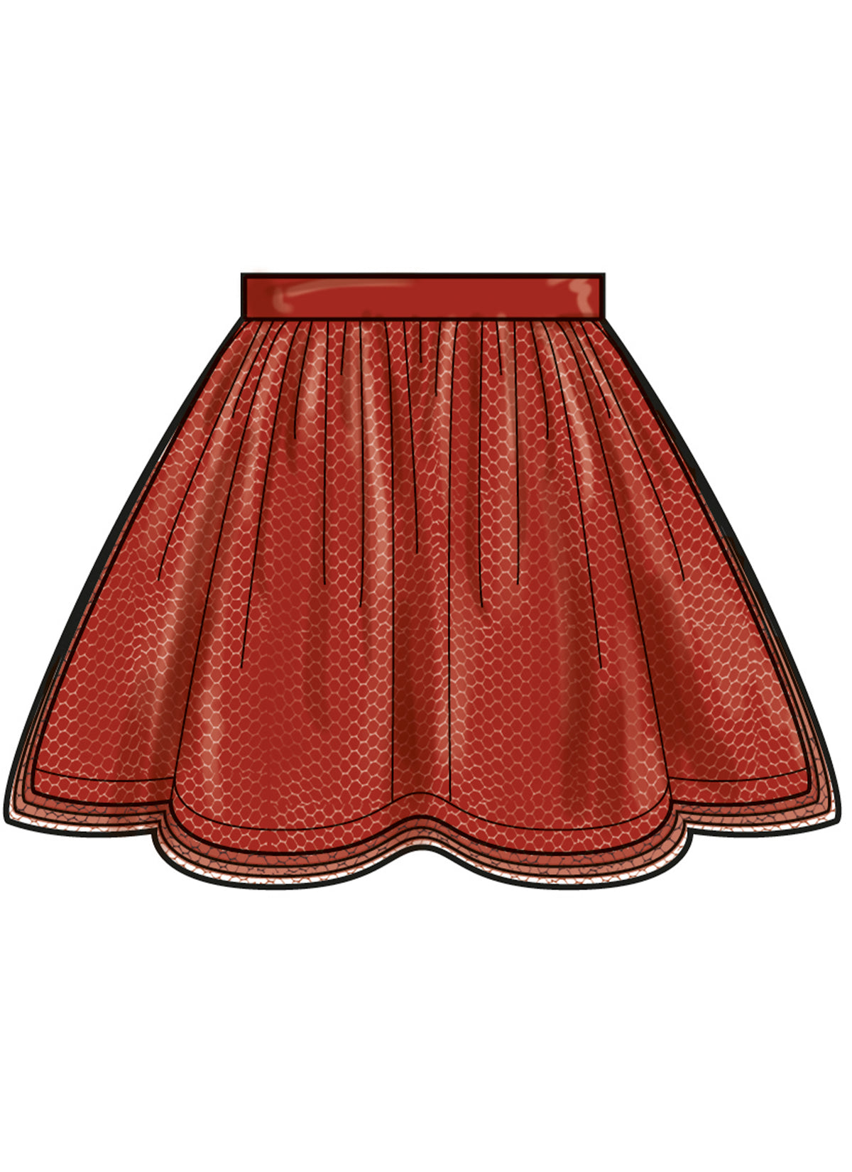 Simplicity S3044 sewing pattern envelope showing girls' casual wear designs