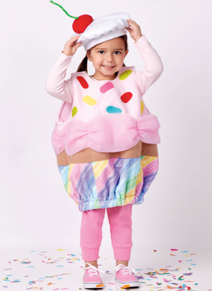 Simplicity S3060 sewing pattern envelope showing toddler costumes with a lightly padded body