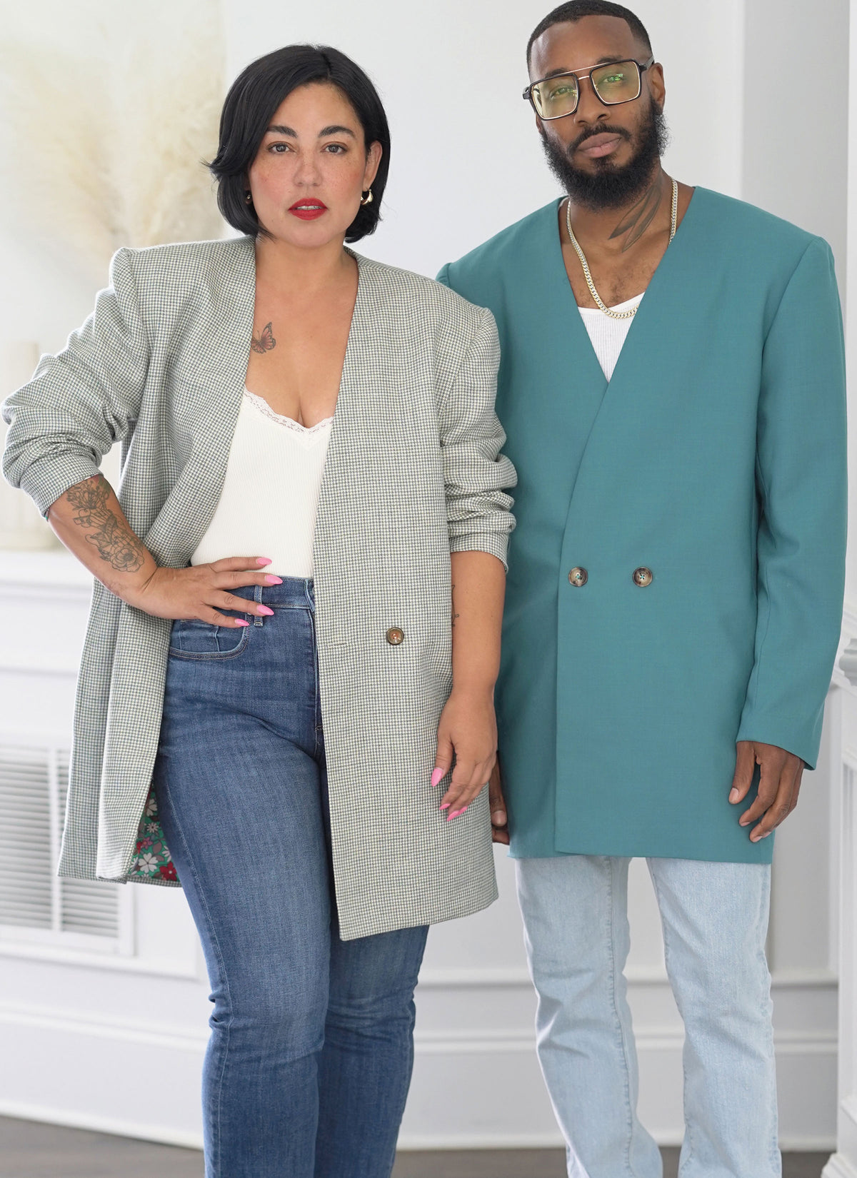 Simplicity S3071 sewing pattern envelope showing unisex jackets or coats