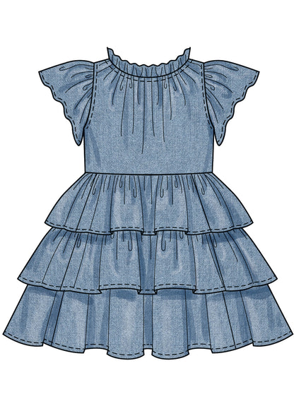Simplicity S3078 sewing pattern envelope showing a child's dress