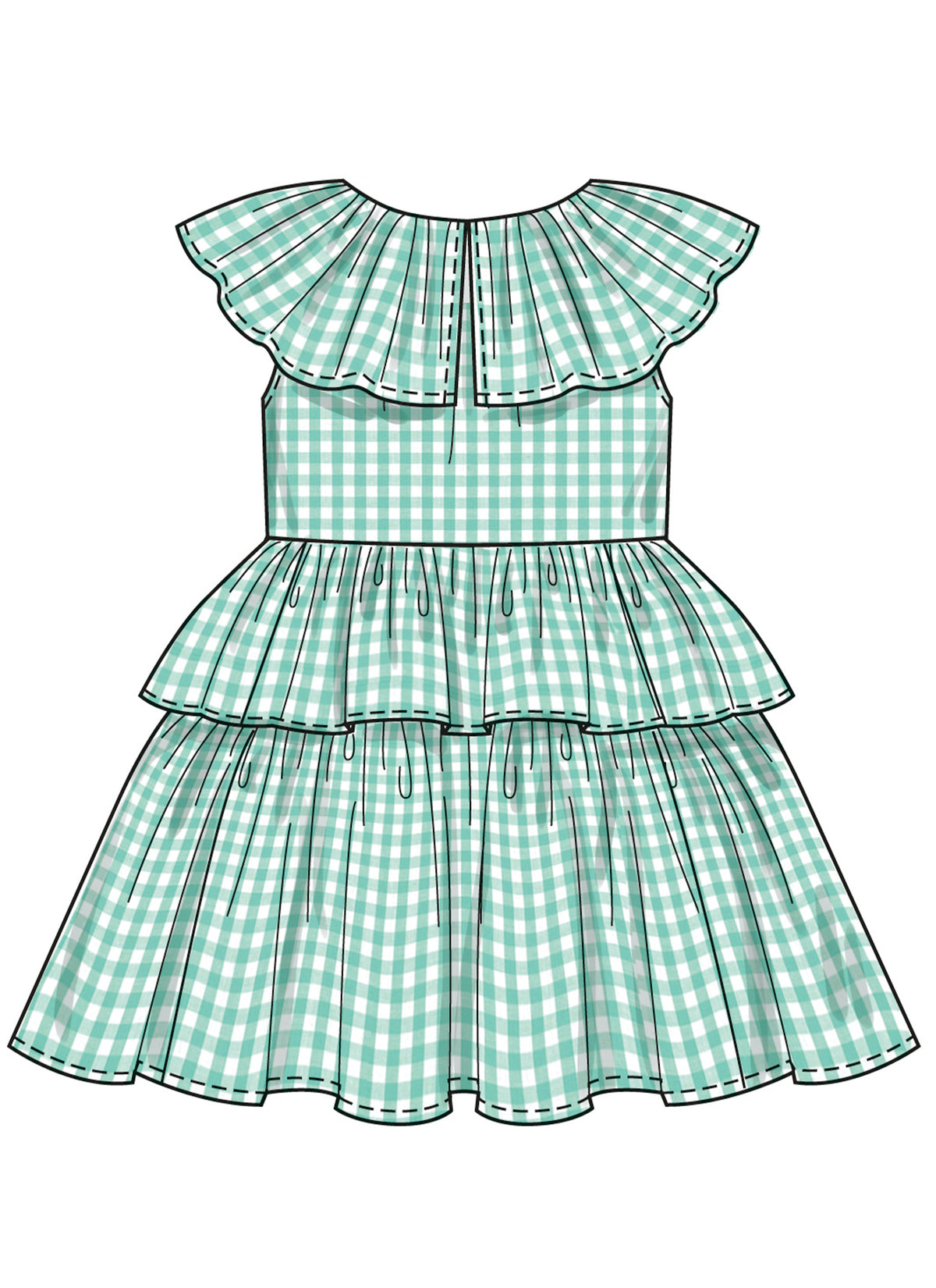 Simplicity S3078 sewing pattern envelope showing a child's dress