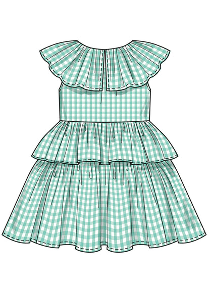 Simplicity S3078 sewing pattern envelope showing a child's dress